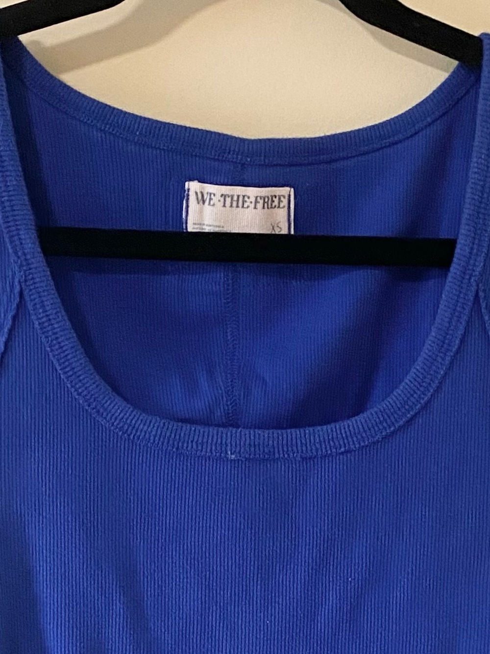 We the Free Blue Ribbed Tank - Picture 5 of 5